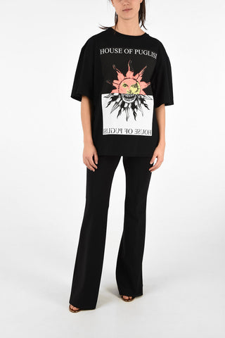 Printed-sun Oversize T-shirt