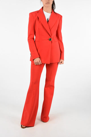 peak lapel Blazer With Golden Button