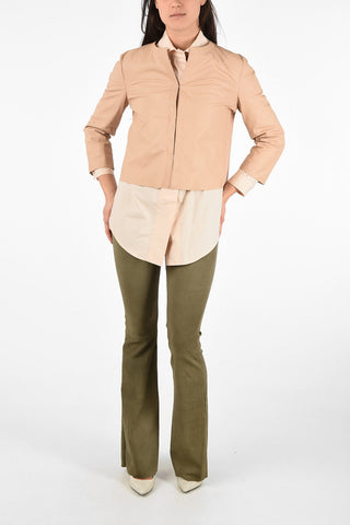 Cropped Leather Jacket