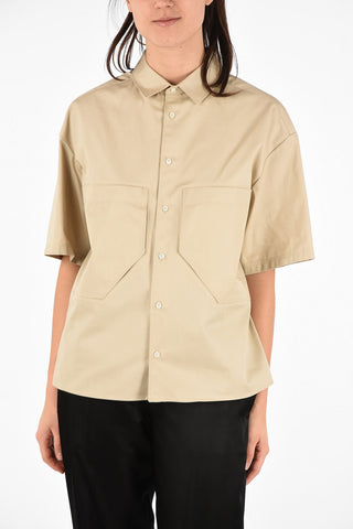 Camicia Boxy Fit con Taschini Frontali