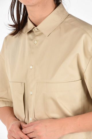 Camicia Boxy Fit con Taschini Frontali