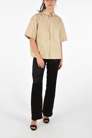 Camicia Boxy Fit con Taschini Frontali