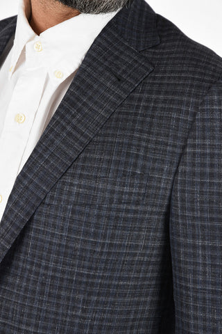 gun club check side vents 2-button GATE blazer