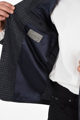 gun club check side vents 2-button GATE blazer