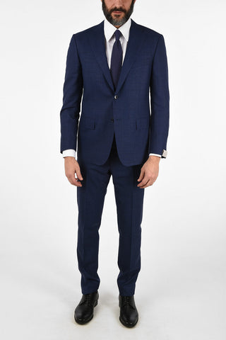 Side Vents Check Drop 6R 2-Button MANTUA Suit