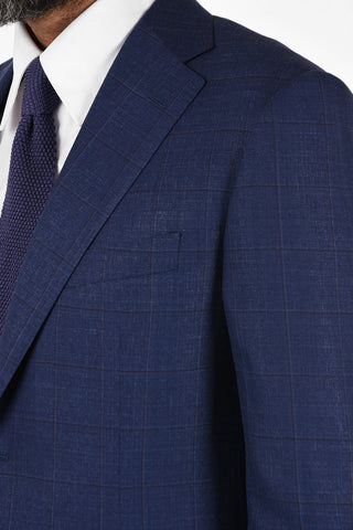 Side Vents Check Drop 6R 2-Button MANTUA Suit