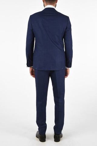 Side Vents Check Drop 6R 2-Button MANTUA Suit