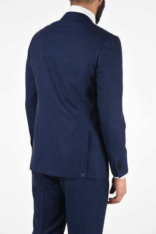 Side Vents Check Drop 6R 2-Button MANTUA Suit