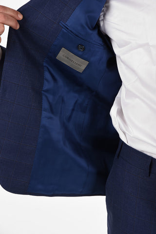 Side Vents Check Drop 6R 2-Button MANTUA Suit