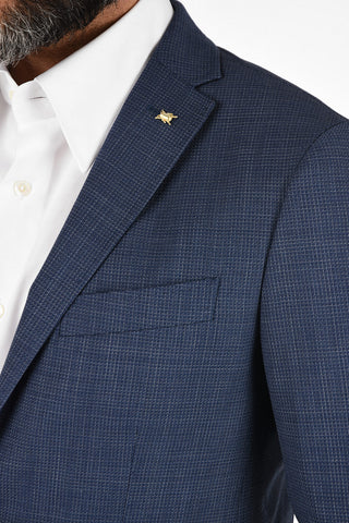 CC COLLECTION Giacca RIGHT 2 bottoni mini check due spacchi
