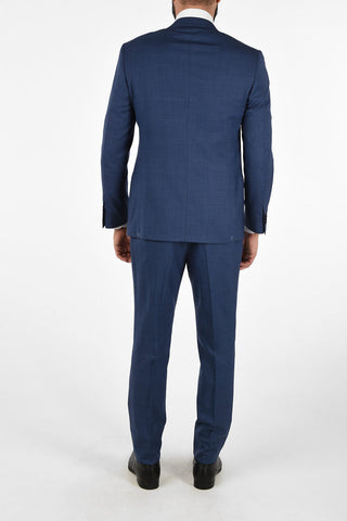 Side Vents Check Drop 6R 2-Button MANTUA Suit