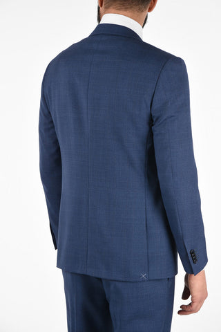Side Vents Check Drop 6R 2-Button MANTUA Suit
