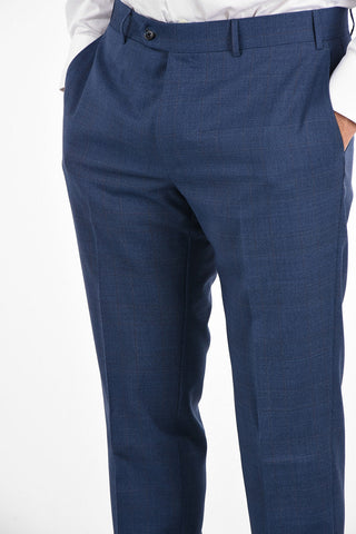 Side Vents Check Drop 6R 2-Button MANTUA Suit