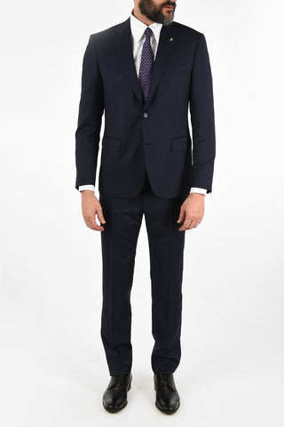 CC COLLECTION side vents pin check 2-button RIGHT suit