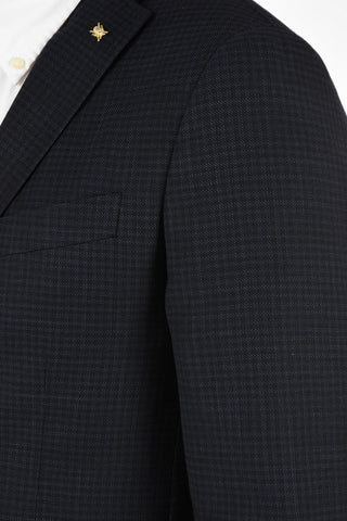 CC COLLECTION check  half lining side vents 2-button RIGHT blazer