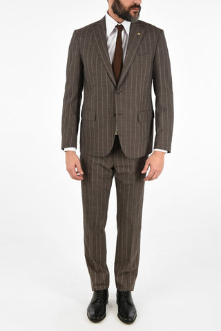 CC COLLECTION side vents pinstriped 2-button RIGHT suit