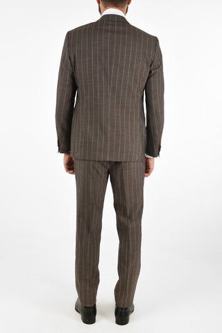 CC COLLECTION side vents pinstriped 2-button RIGHT suit