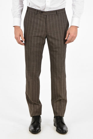 CC COLLECTION side vents pinstriped 2-button RIGHT suit
