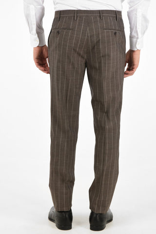 CC COLLECTION side vents pinstriped 2-button RIGHT suit