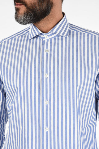 awning striped spread collar