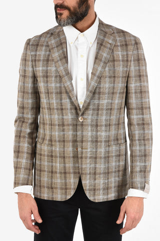 check side  half lining vents 2-button GATE blazer
