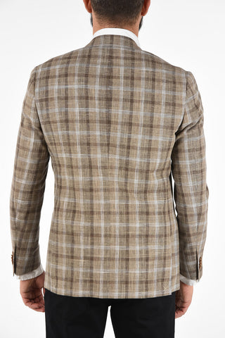 check side  half lining vents 2-button GATE blazer
