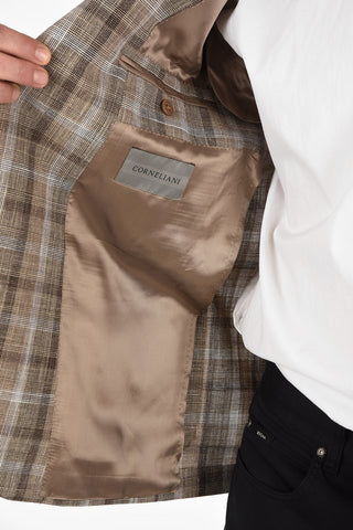 check side  half lining vents 2-button GATE blazer