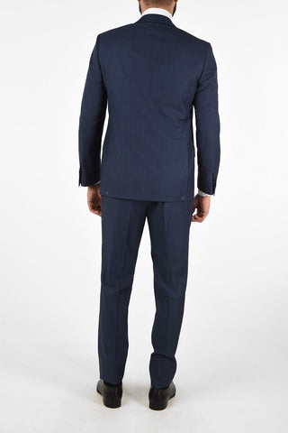 Side Vents Pinstriped Drop 6R 2-Button MANTUA Suit