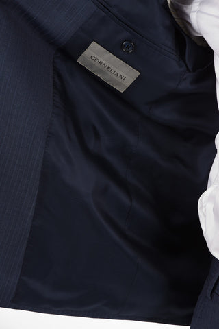 Side Vents Pinstriped Drop 6R 2-Button MANTUA Suit