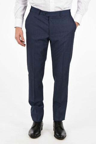 Side Vents Pinstriped Drop 6R 2-Button MANTUA Suit