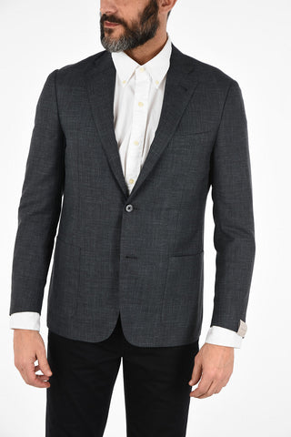 side vents half lining 2-button  2-button GATE blazer