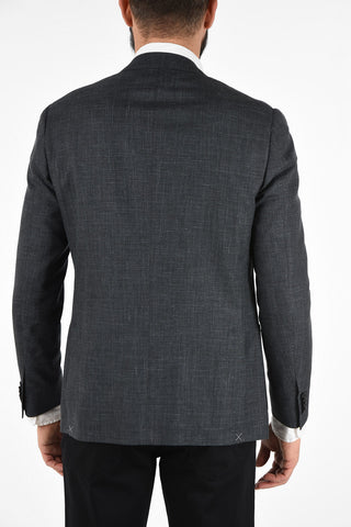 side vents half lining 2-button  2-button GATE blazer