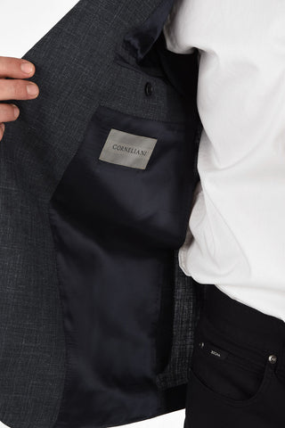 side vents half lining 2-button  2-button GATE blazer