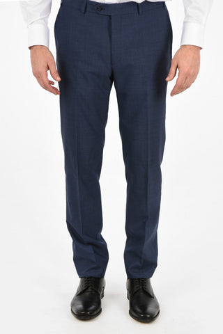 Side Vents Pin Check 2-Button MANTUA Suit