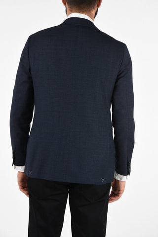 CC COLLECTION giacca RIGHT a 2 bottoni pin check due spacchi mezza fodera
