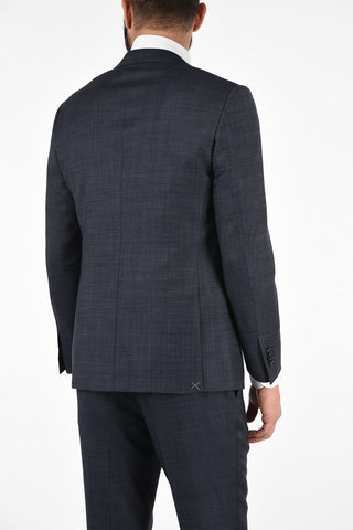 Side Vents District Check Drop 6R 2-Button MANTUA Suit