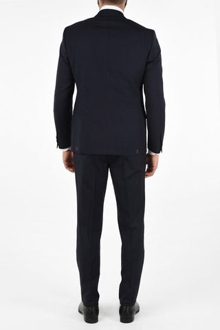 CC COLLECTION side vents pinstriped 2-button RIGHT suit