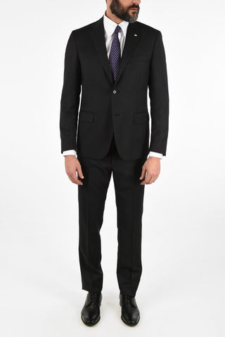 CC COLLECTION side vents pinstriped 2-button RIGHT suit