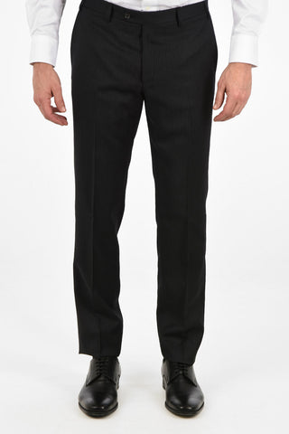 CC COLLECTION side vents pinstriped 2-button RIGHT suit