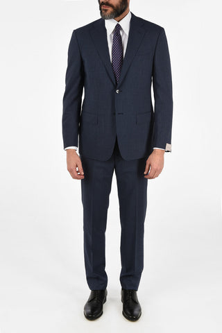 Side Vents Pinstriped Drop 6R 2-Button MANTUA Suit
