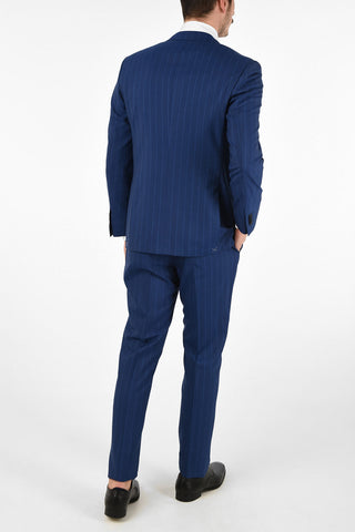 side vents pinstriped 2-button MANTUA suit