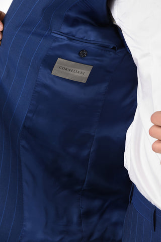 side vents pinstriped 2-button MANTUA suit