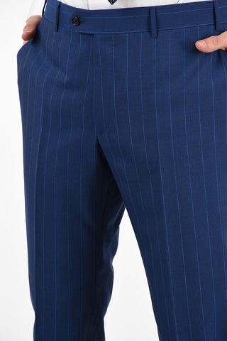 side vents pinstriped 2-button MANTUA suit
