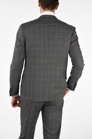side vents check drop 6R 2-button MANTUA suit