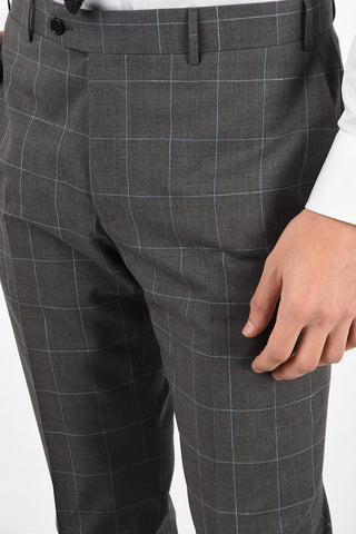 side vents check drop 6R 2-button MANTUA suit