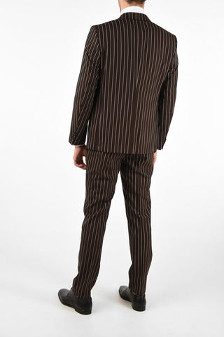 CC COLLECTION side vents pinstriped 2-button RIGHT suit