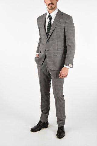 side vents check drop 6R 2-button MANTUA suit