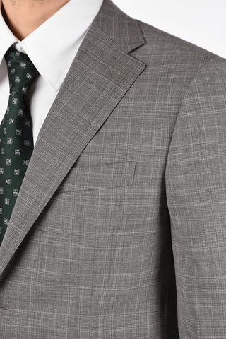 side vents check drop 6R 2-button MANTUA suit