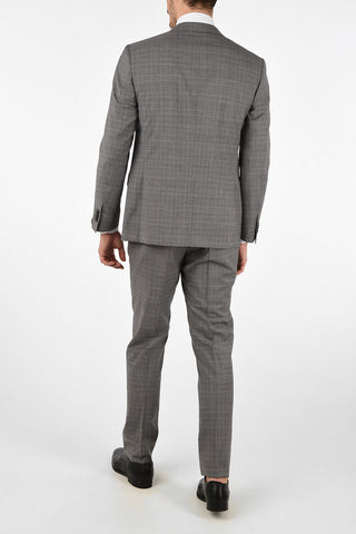 side vents check drop 6R 2-button MANTUA suit