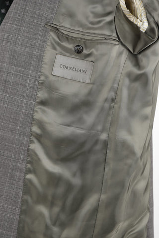 side vents check drop 6R 2-button MANTUA suit